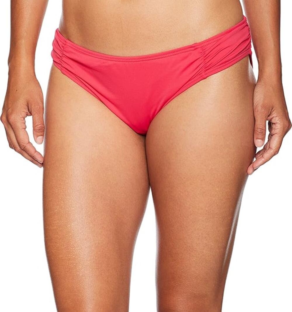 Michael Kors Side-Tab Bikini Bottoms Women's Swimsuit Size L